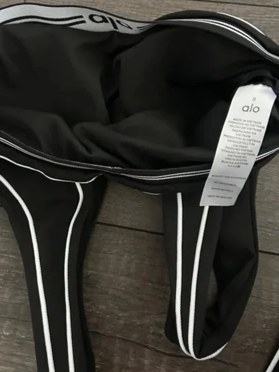 ALO Black Tank Top & Pants — Size S - Picture 5 of 5